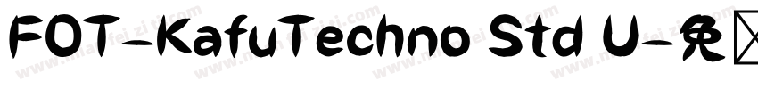 FOT-KafuTechno Std U字体转换